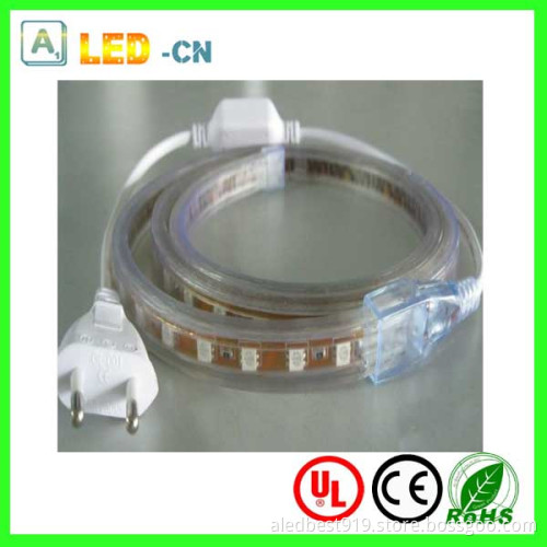 220V RGB Color 5050 Waterproof LED Flexible Strip